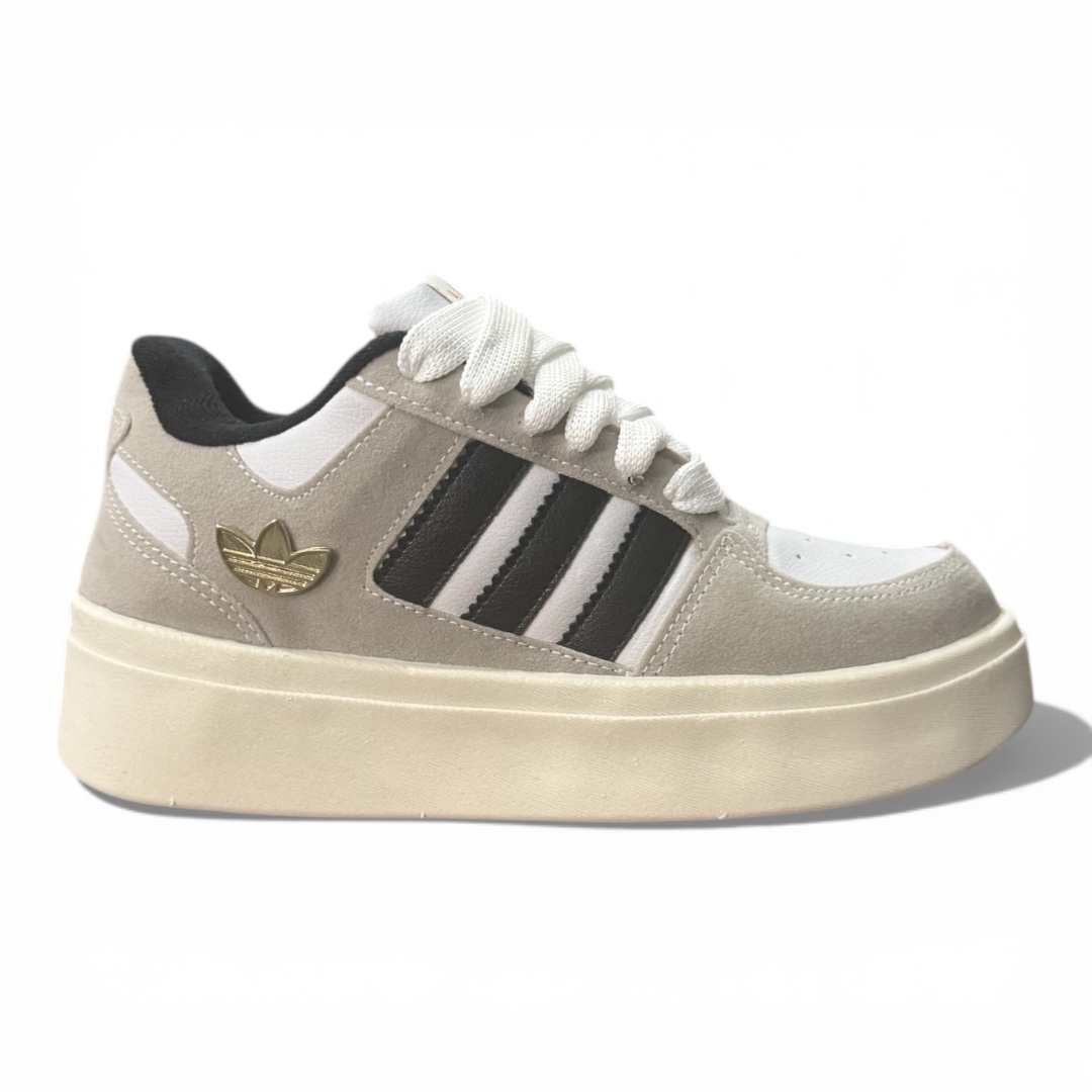 ADIDAS FORUM ( CINZA / PRETO )