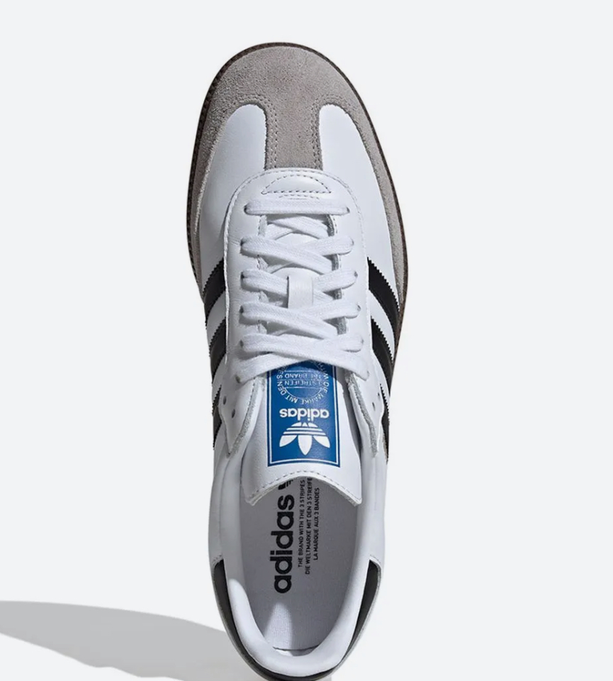 Adidas Samba branco preto