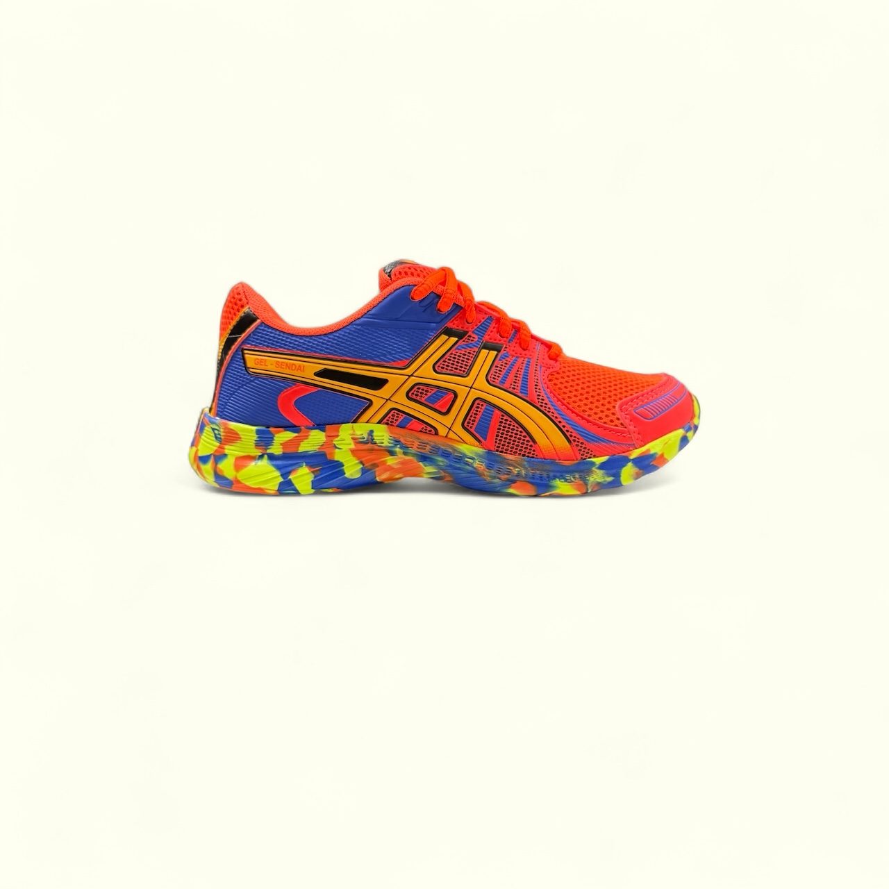 ASICS GEL ( LARANJA / AZUL )