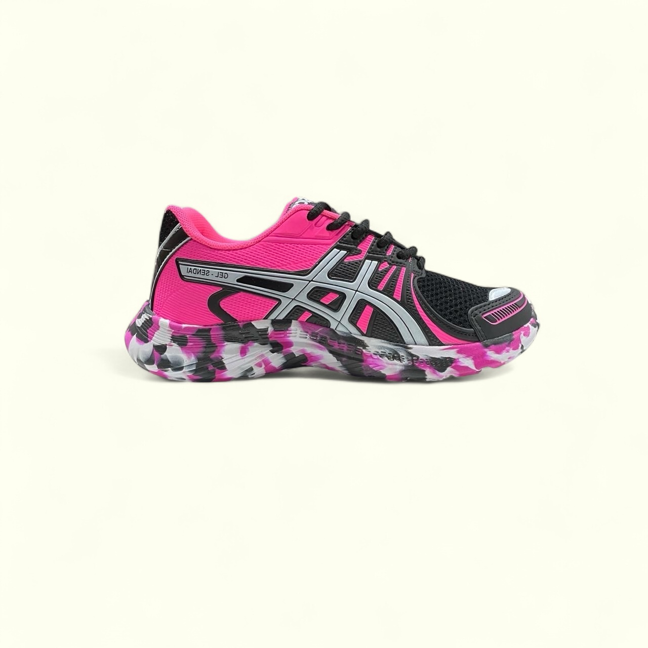 ASICS GEL ( PRETO / ROSA )