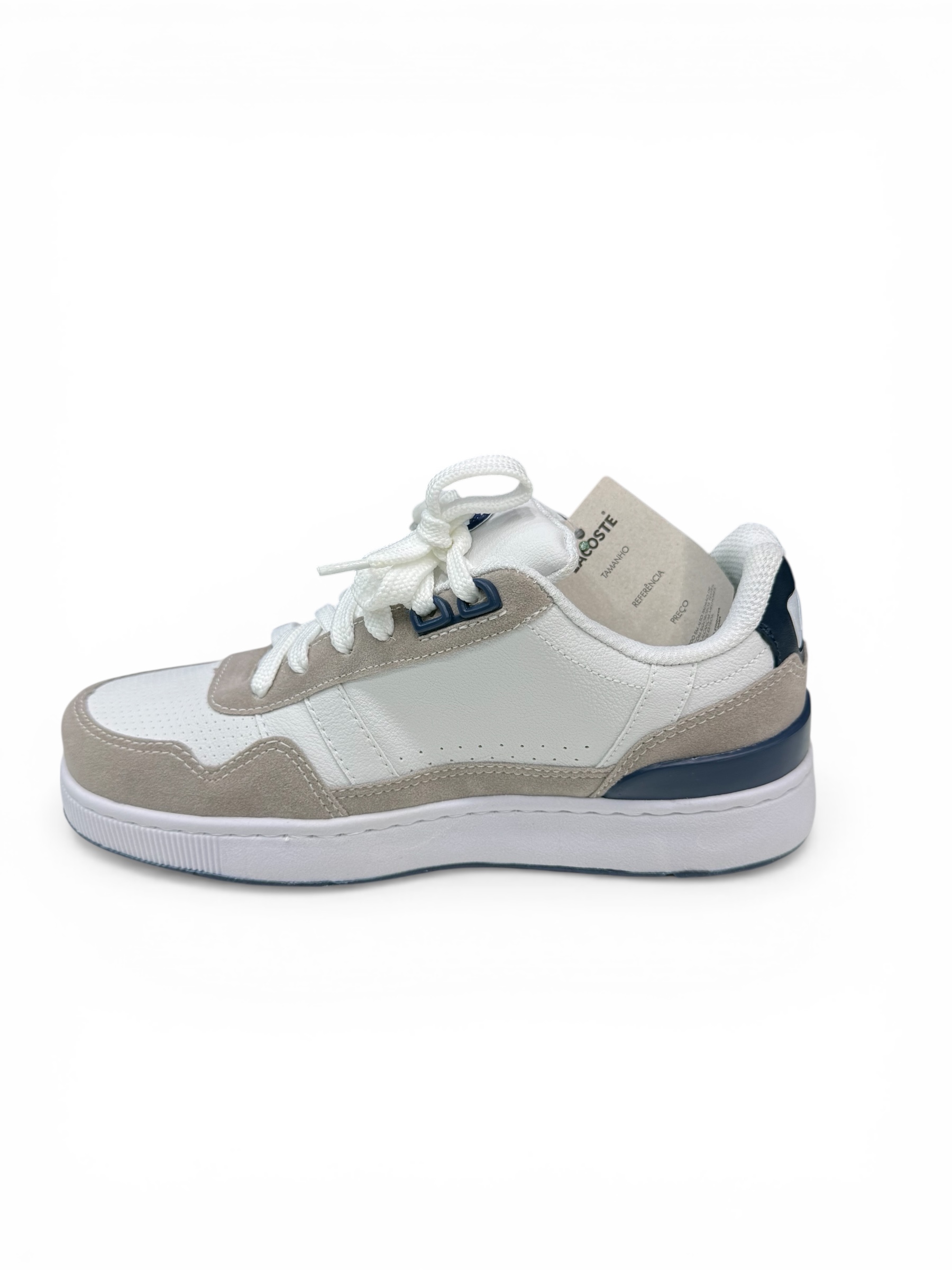 LACOSTE T-CLIP ( BRANCO AZUL)