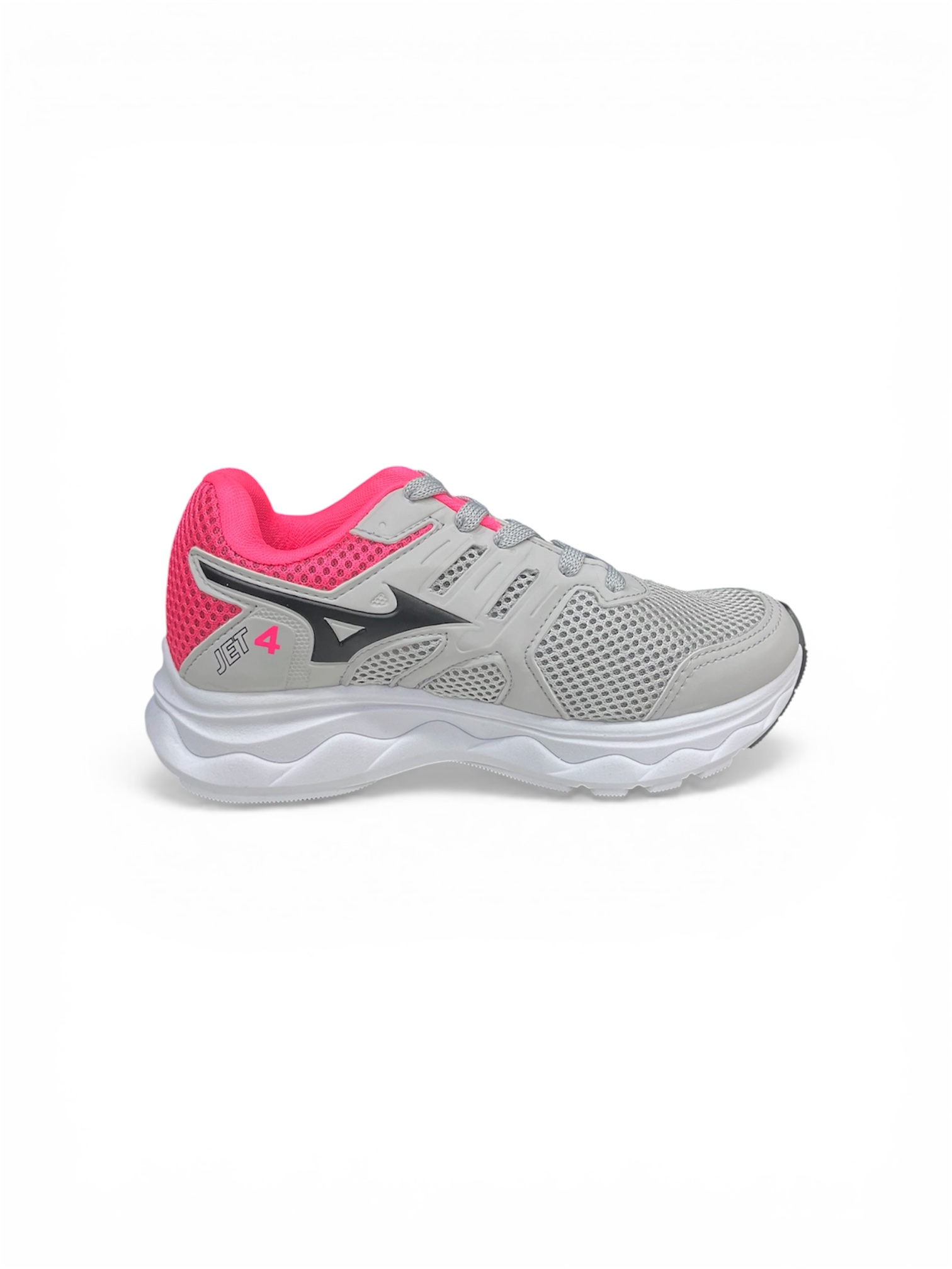 MIZUNO JET 4 ( PRATA / ROSA )